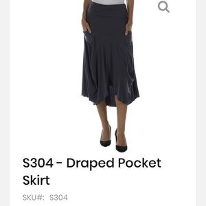 Last Tango drape skirt